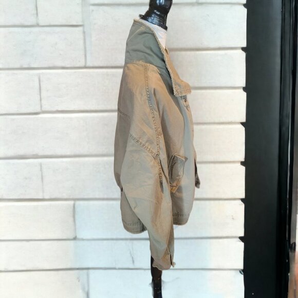 Melrose and Market Boho Khaki Colored Long Sleeve Casual Jacket - in size M - Picture 4 of 7